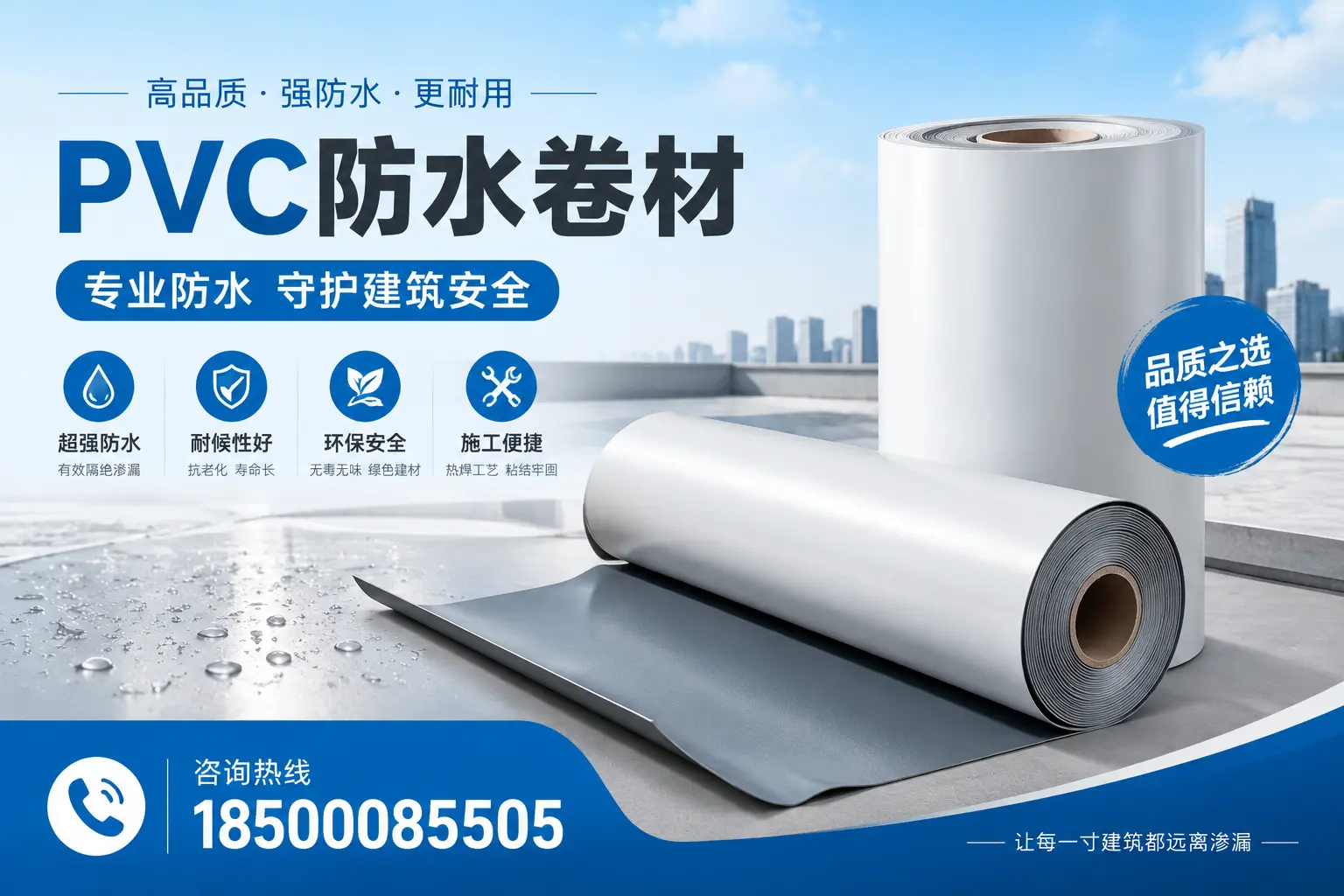 乌鲁木齐地区pvc防水卷材的市场现状与发展趋势